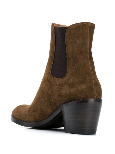 Shop Alberto Fasciani Suede Ankle Boots In Brown