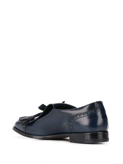 Shop Scarosso Lucy Monk Shoes In Blue