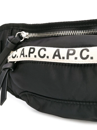 Shop Apc Lzz Belt Bag In Black