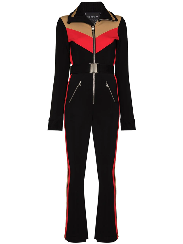 Cordova Cordova belted ski suit - Black