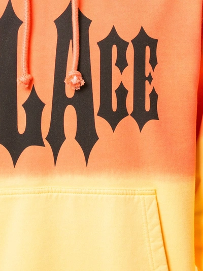 Shop Palace La Hippy Logo-print Hoodie In Orange