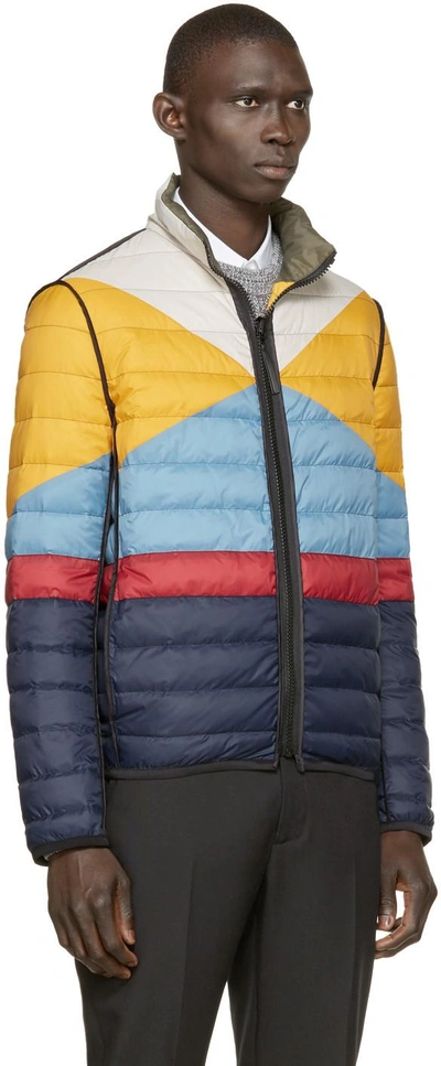 Shop Valentino Multicolor Down Jacket