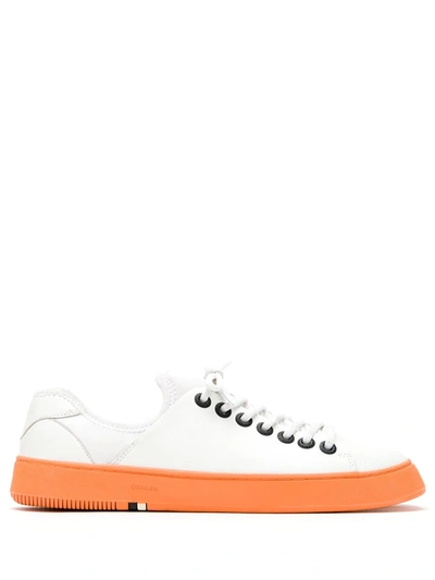 Shop Osklen Soho Overlap Low-top Sneakers In White