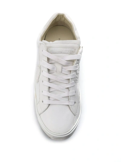 Shop Philippe Model Paris Prsx Basic Low-top Sneakers In White