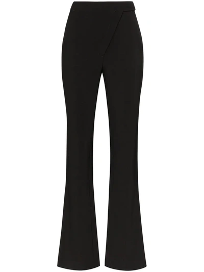 Shop Coperni Flared Tailored Trousers In Black