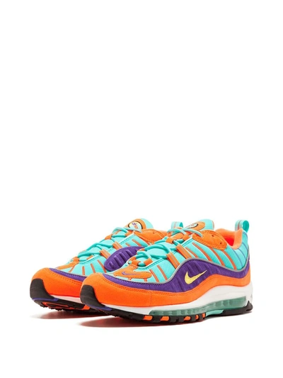 Shop Nike Air Max 98 Qs "cone" Sneakers In Yellow