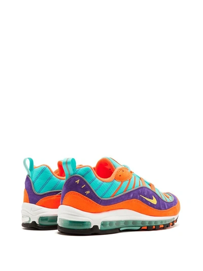 Shop Nike Air Max 98 Qs "cone" Sneakers In Yellow