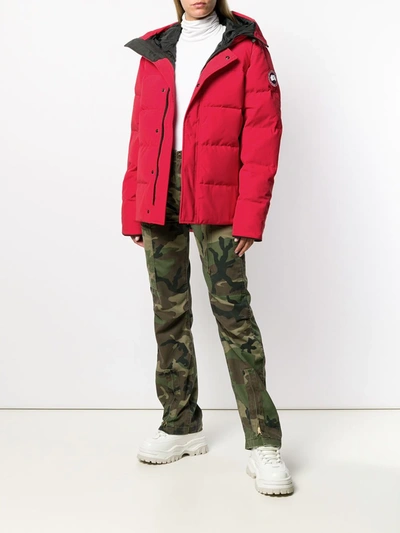 Shop Canada Goose Mcmillan Parka In 11 - Red