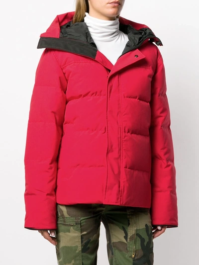 Shop Canada Goose Mcmillan Parka In 11 - Red