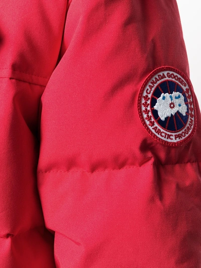 Shop Canada Goose Mcmillan Parka In 11 - Red