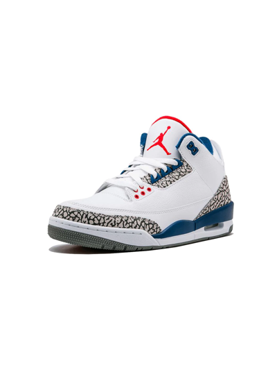 Shop Jordan Air  3 Retro Og "true Blue" Sneakers In White