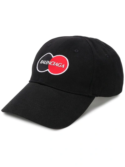 Shop Balenciaga Uniform Cap In Black