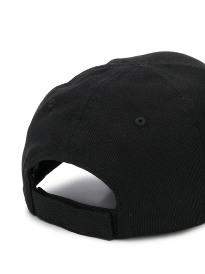 Shop Balenciaga Uniform Cap In Black