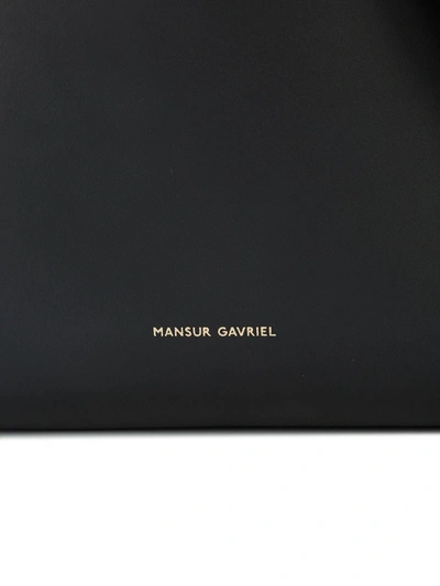 Mansur Gavriel Mini Bucket Bag In Black