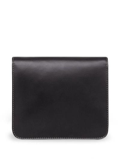 Shop Fendi Small Karligraphy Shoulder Bag In Black