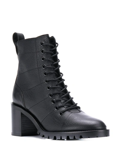 JIMMY CHOO LACE-UP ANKLE BOOTS - 黑色