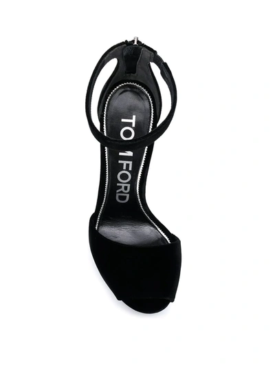 Shop Tom Ford Platform Sandals In Black