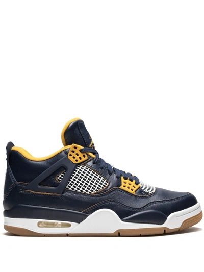 Shop Jordan Air  4 Retro "dunk From Above" Sneakers In Blue