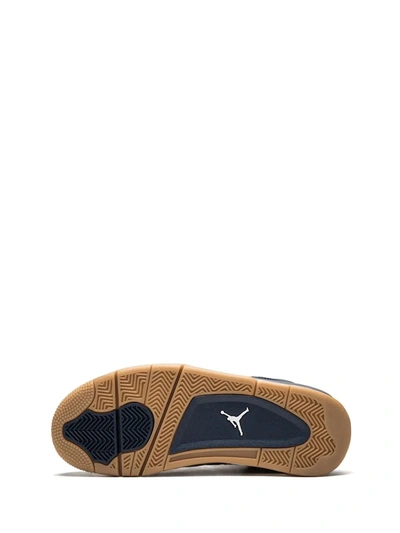 Jordan Air  4 Retro Dunk From Above In Blue