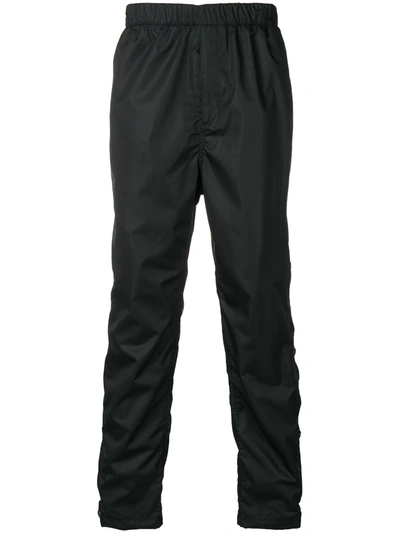 Shop Givenchy Side Button Joggers In Black