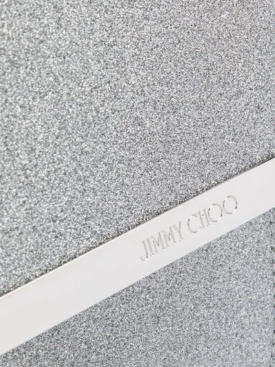 Jimmy Choo Emmie Clutch In Grey