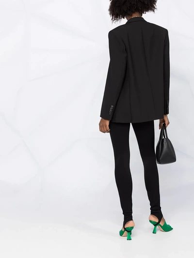 Shop Prada Stirrup-cuff Skinny Trousers In Black