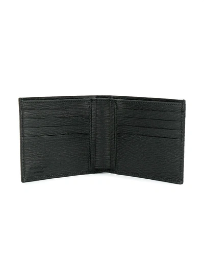 Ferragamo Gancini Bi-fold Wallet In Black