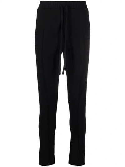 Shop Thom Krom Straight-leg Tailored Trousers In 黑色