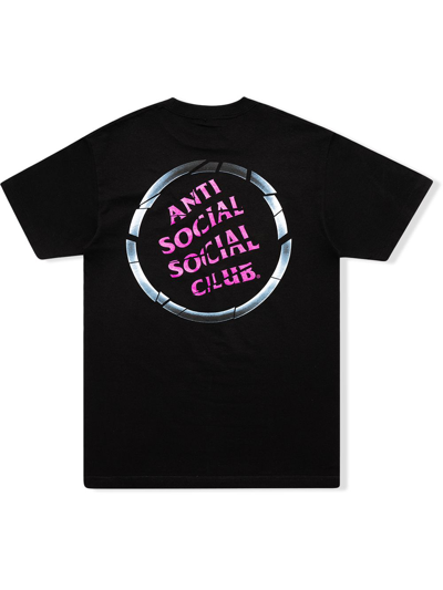 Shop Anti Social Social Club Brake Check T-shirt In Black