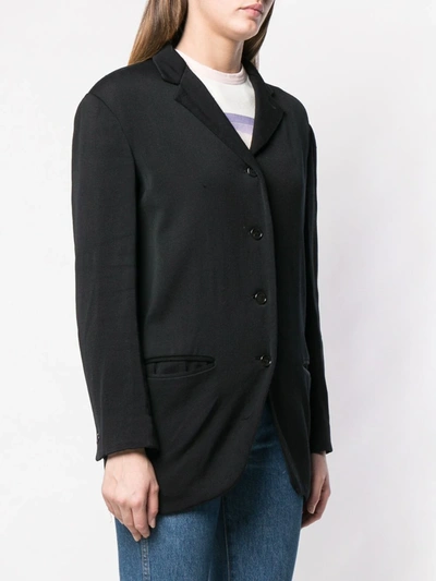 Pre-owned Romeo Gigli Vintage 1990 Jacket In Black