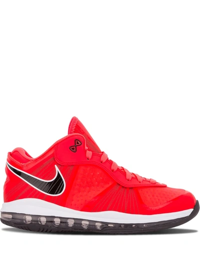 Nike Lebron 8 V/2 Low "solar Red" Sneakers In Red