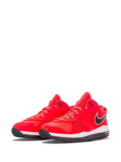 Nike Lebron 8 V/2 Low "solar Red" Sneakers In Red