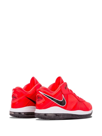 Nike Lebron 8 V/2 Low "solar Red" Sneakers In Red