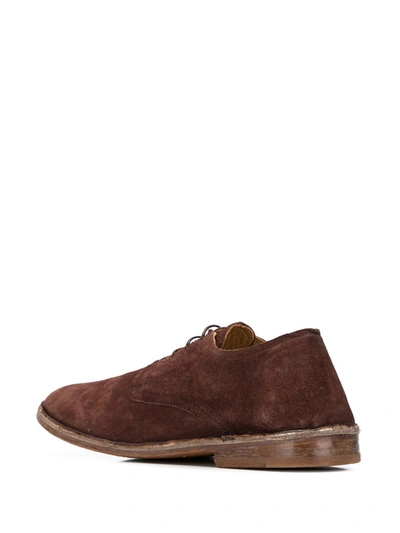 Shop Moma Nairobi Derby Shoes In Brown