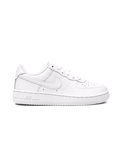 Shop Nike Air Force 1 Le "white On White" Sneakers