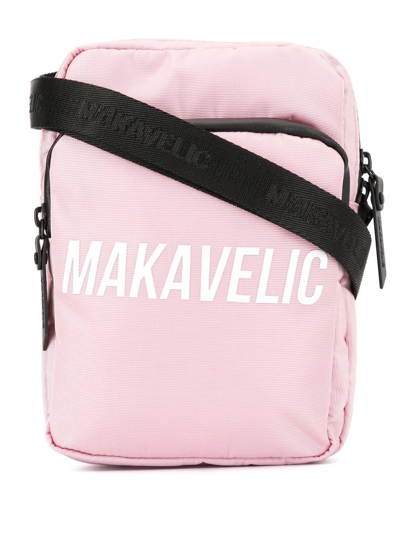 Shop Makavelic Cross-tie Pouch Bag In Pink