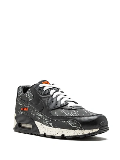 Nike X Atoms Air Max 90 Premium Sneakers In Black