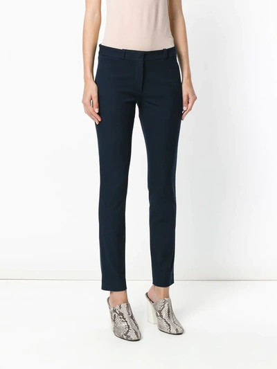 Shop Joseph Skinny Tailored Trousers In Blue