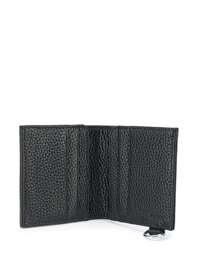 Shop Kara Chain Detail Billfold Wallet In Black