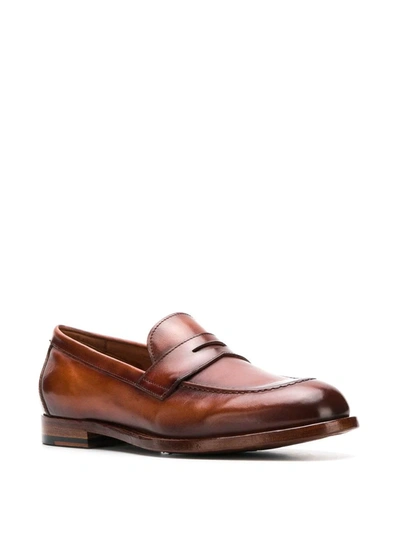 Shop Officine Creative Ivy Loafers In Brown