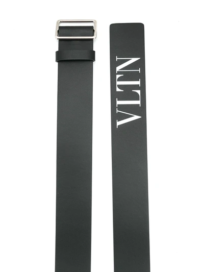 Shop Valentino Vltn Belt In Black