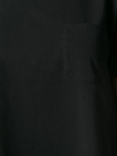 Shop Sacai Flared T-shirt In Black