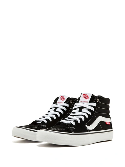 Shop Vans Sk8-hi Pro Sneakers In Black