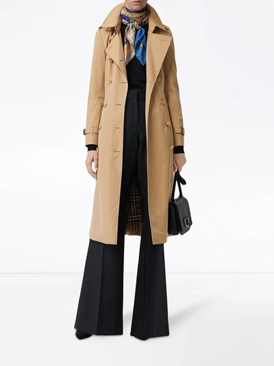 Shop Burberry The Long Chelsea Heritage Trench Coat In Neutrals