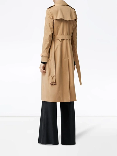 Shop Burberry The Long Chelsea Heritage Trench Coat In Neutrals