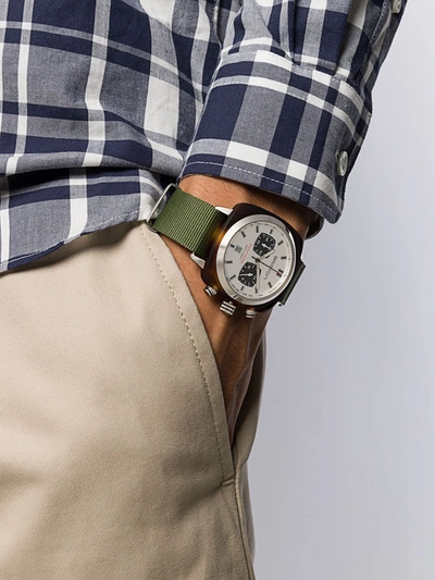 Briston Watches Clubmaster Sport Chrono 42mm In White