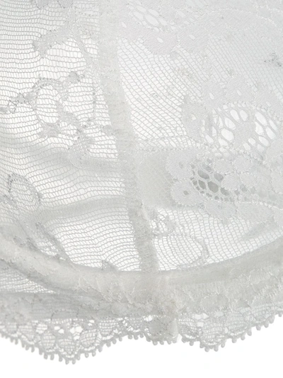 Gilda & Pearl Rita Sheer Leavers Lace Bra In White
