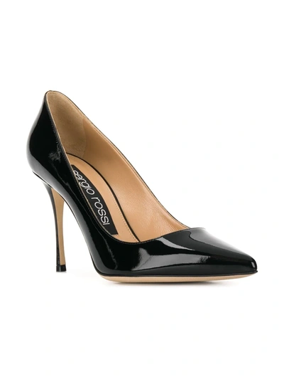 Shop Sergio Rossi Godiva 90mm Pumps In Black