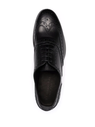 Shop Scarosso Judy Lace-up Brogues In Black
