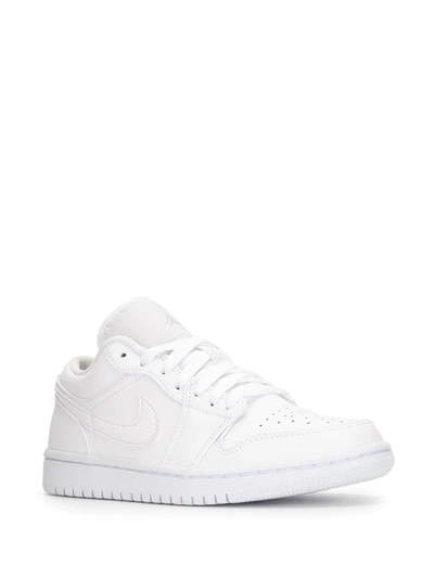 Shop Jordan Air  1 Low "triple White" Sneakers